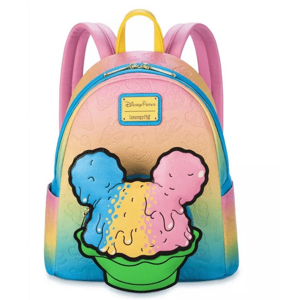 Disney Parks Loungefly Shaved Ice Eats Mickey Mouse Mini Backpack - NEW